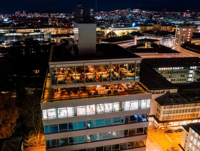 Haute Zürich Rooftop Bird Eye View